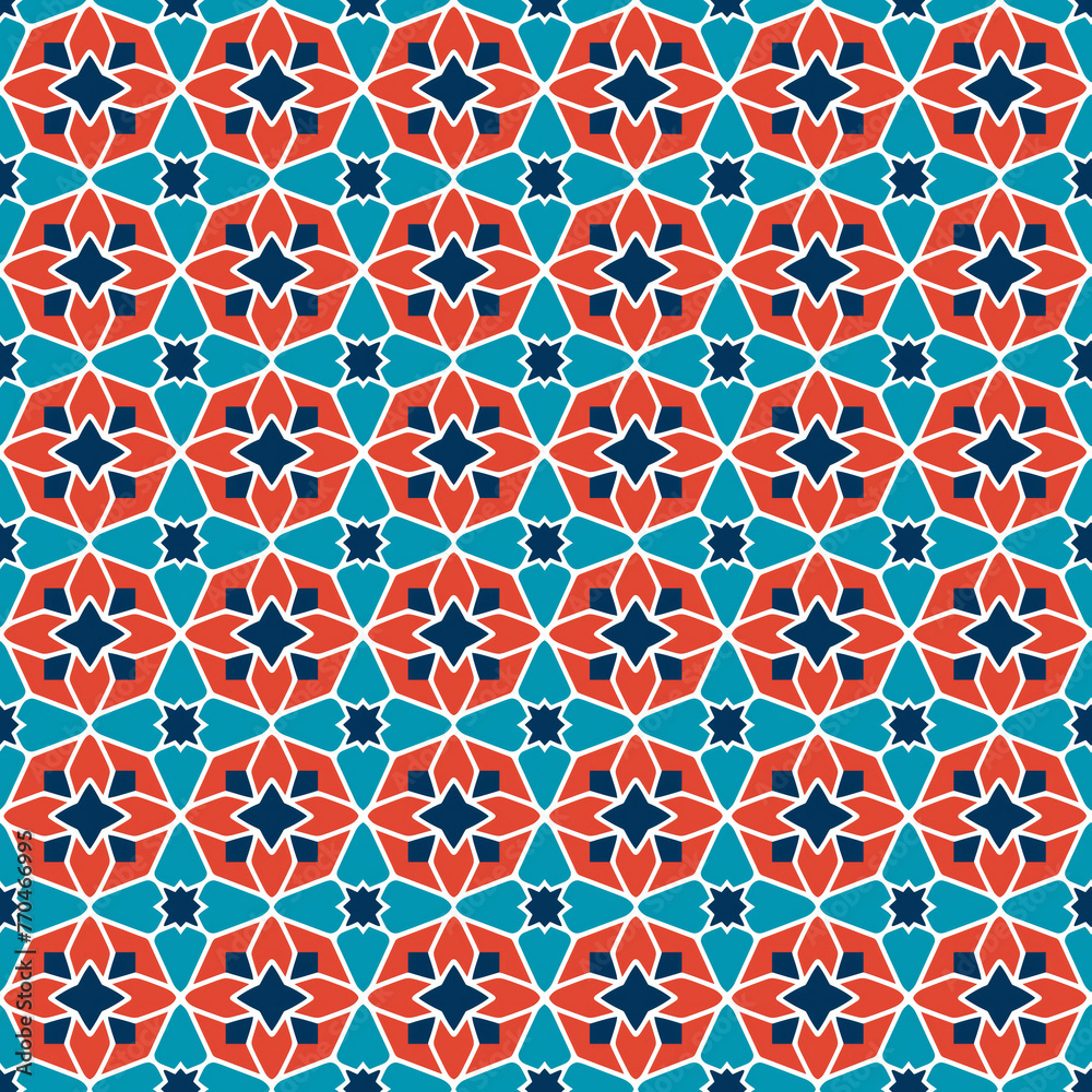 Moroccan background, seamless Moroccan wallpaper, Moroccan pattern, Moroccan culture, Moroccan repeating patterns for greeting cards, fabrics, gift papers, and product designs