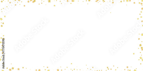 Magic stars vector overlay.  Gold stars scattered