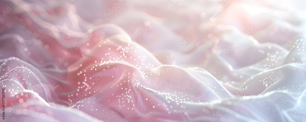 Abstract ethereal, multicolor shimmering swirls background in light pink pastel colors. Abstract ethereal, multicolor shimmering swirls background in light pink pastel colors.