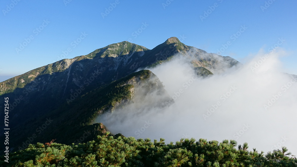 Peaks Above the Cloud Sea
