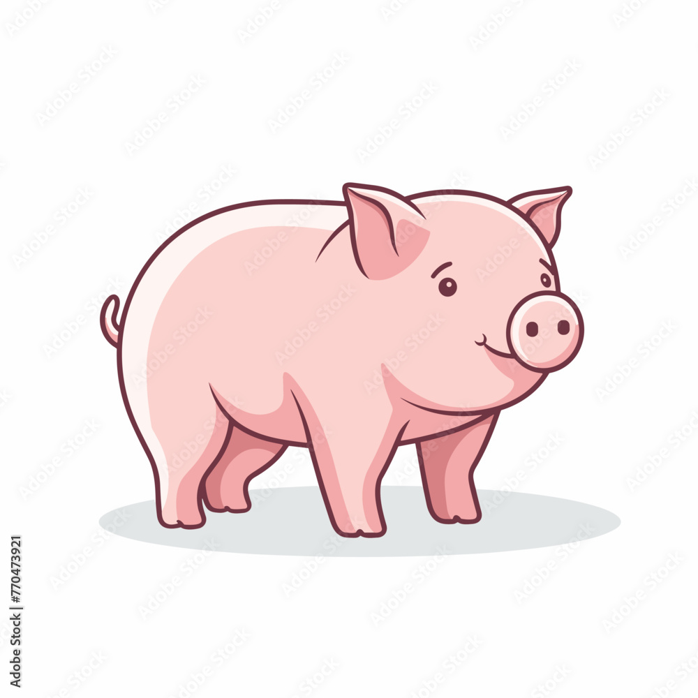 Sow hand-drawn illustration. Sow. Vector doodle style cartoon illustration Sow hand-drawn illustration. Sow. Vector doodle style cartoon illustration