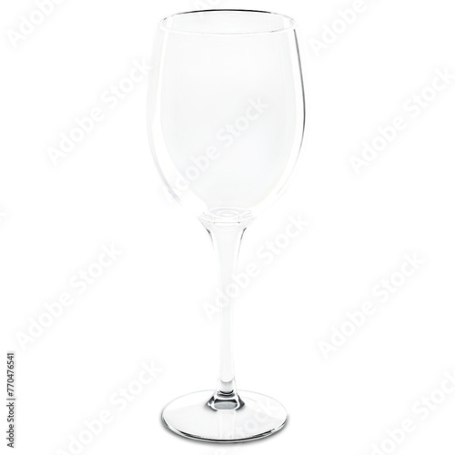 Silhouette of Sherry Glass isolated on transparent background