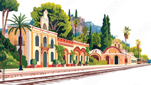 Taormina Italy Taormina Giardini Naxos railway