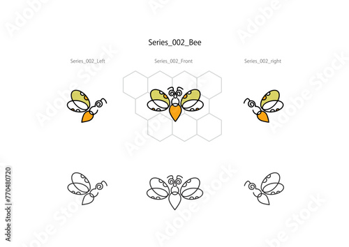 World insect & beetle - Deformation series - BW