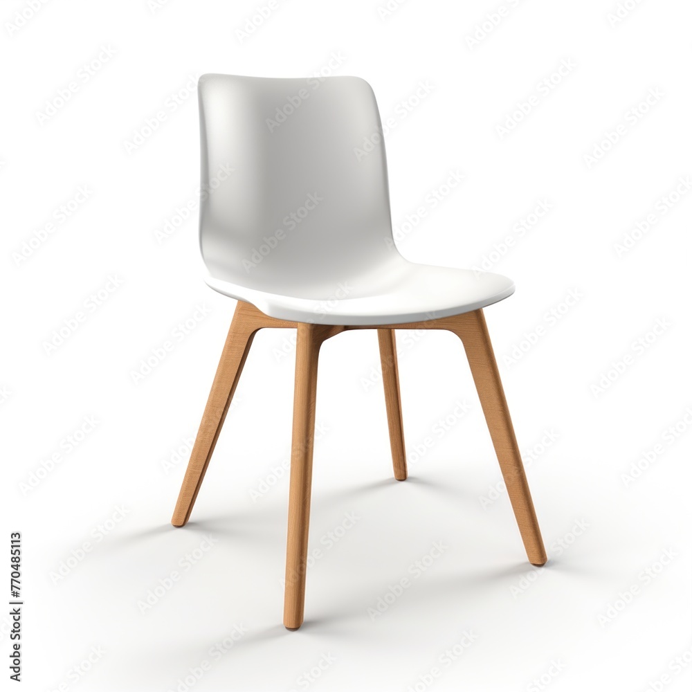 Modern minimalistic chair isolated on white background. Furniture concept. Modern minimalistic chair isolated on white background. Furniture concept.