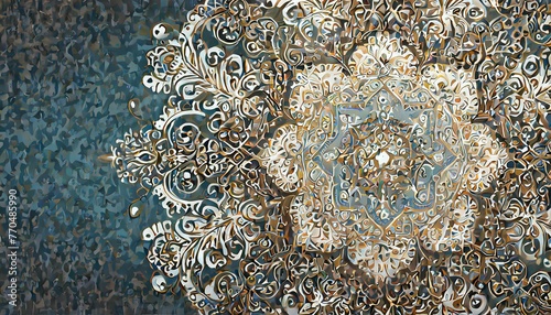 abstraktes Mandala