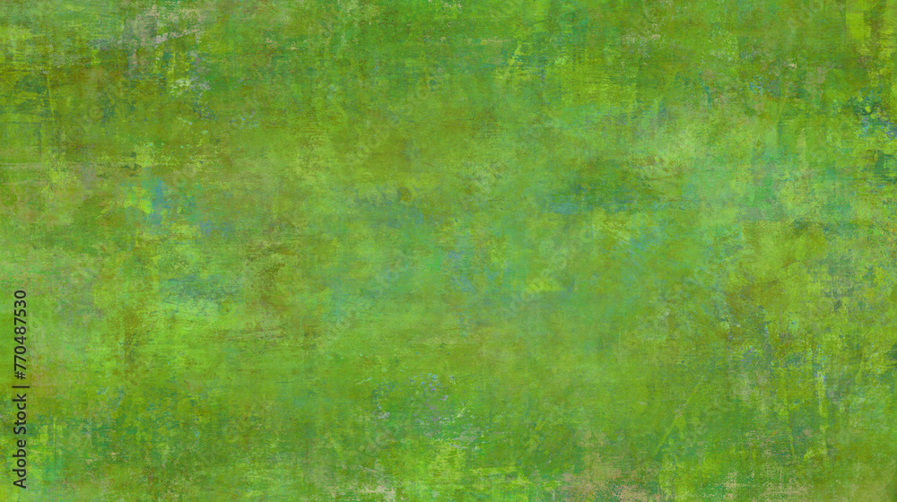 Obraz premium 多彩なペイントを重ねた、緑のグラフィック