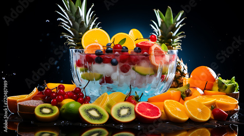 cake with fruits