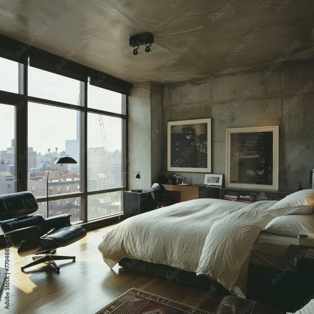 apartment in New York City bedroom