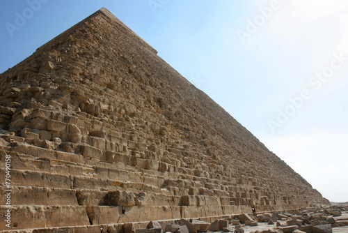 The Great Pyramids in Giza pyramid complex  Egypt.