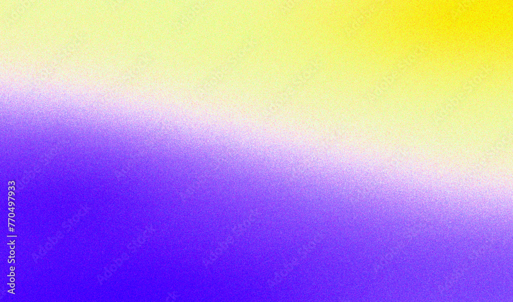 blue white yellow color gradient noise texture background, shine bright light and glow template empty space
