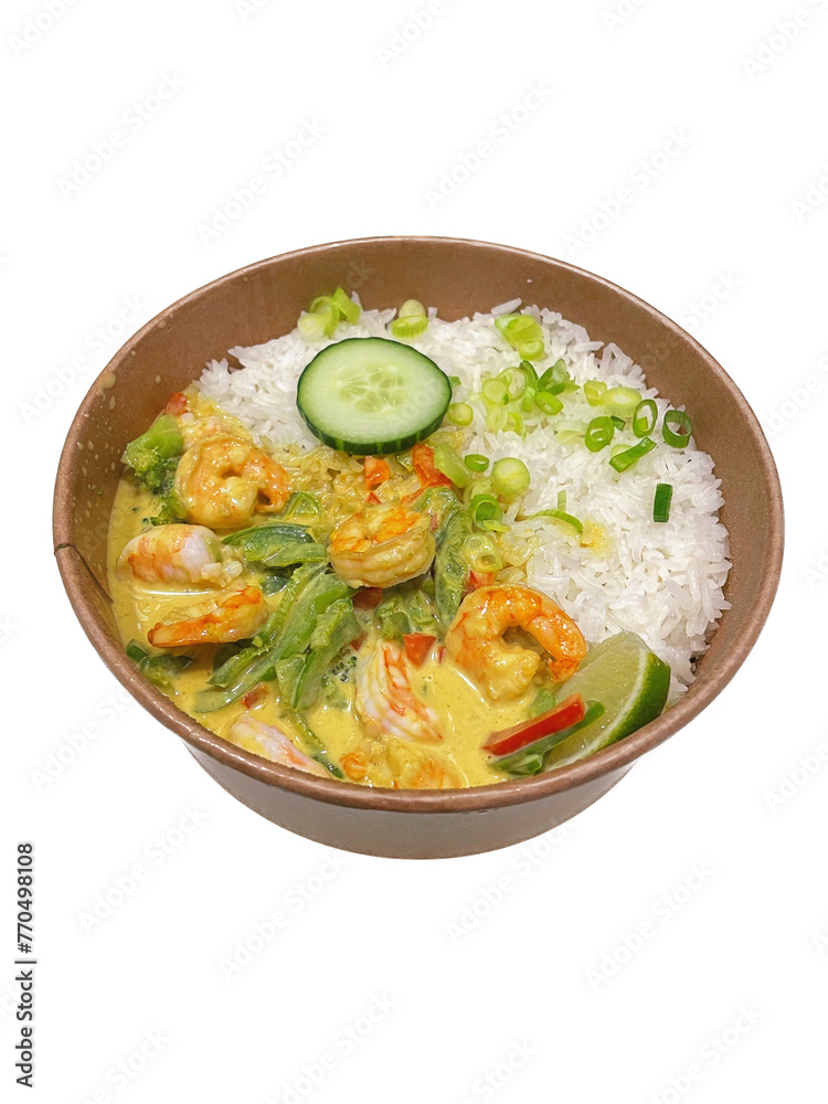 curry crevettes thaï