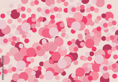 Spring cherry vector wallpaper. Pink shades lenses. Festive hand drawn illustration backdrop.