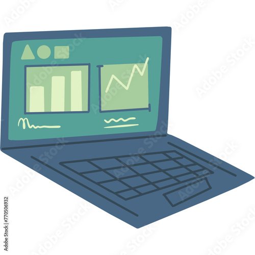 Doodle Vector Art EPS file 3000*3000 300dpi.  A device capable of performing various tasks through programmed instructions. 
