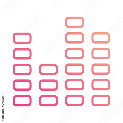 Equalizer icon editable stock vector icon	