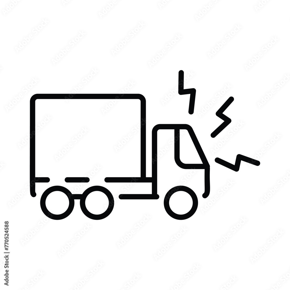 Truck icon editable stock vector icon Truck icon editable stock vector icon