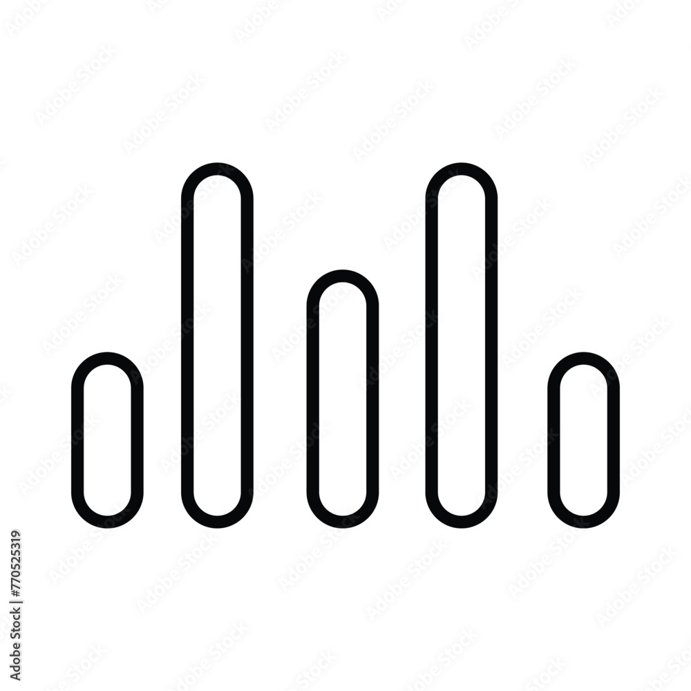 Sound Waves icon editable stock vector icon Sound Waves icon editable stock vector icon