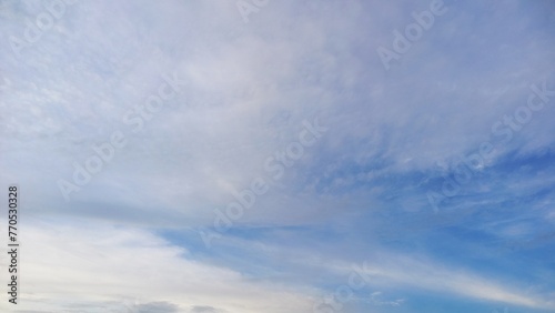Cumulonimbus clouds in the blue sky for your background. 