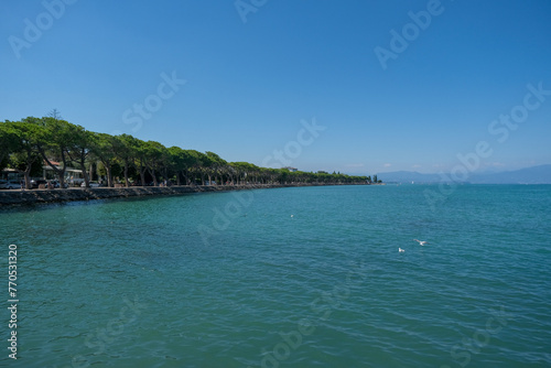 overview of Sirmione from Lake Garda