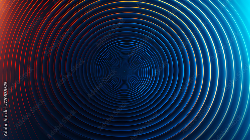 Concentric circles abstract background