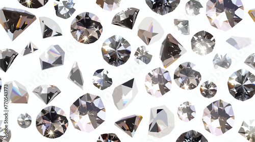 Shimmering diamond background flat vector isolated on