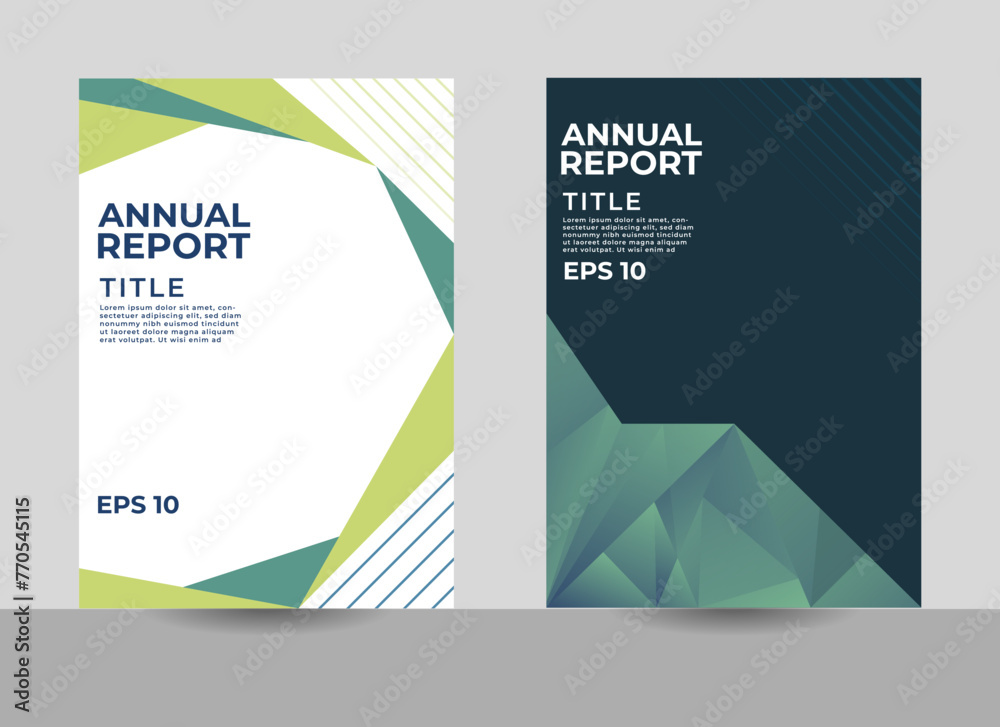 Fototapeta premium Annual report cover design, pamflet cover design, book cover, portofolio cover design, company profile design