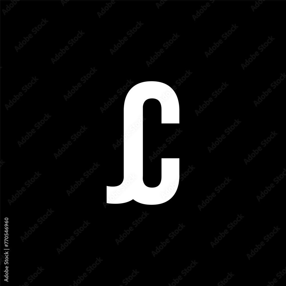 JC letter custom letter initial logo design JC letter custom letter initial logo design