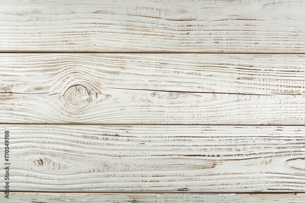 Obraz premium Rustic white wooden planks with vintage texture, perfect for a natural and simplistic background - Concept of rustic charm, shabby chic, and country style
