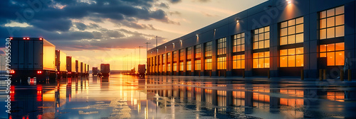 Copenhagens Iconic Harbor at Dusk, Reflecting Denmarks Rich History and Contemporary Scandinavian Design photo