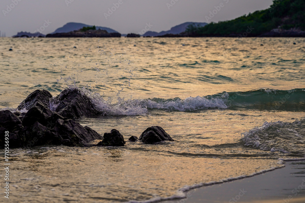 Fototapeta premium sand beach and sea