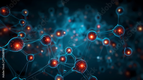 Digital Molecular Structure Concept