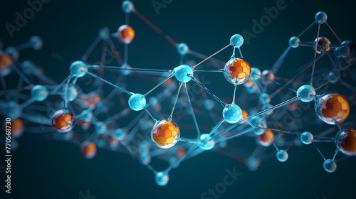 Digital Molecular Structure Concept