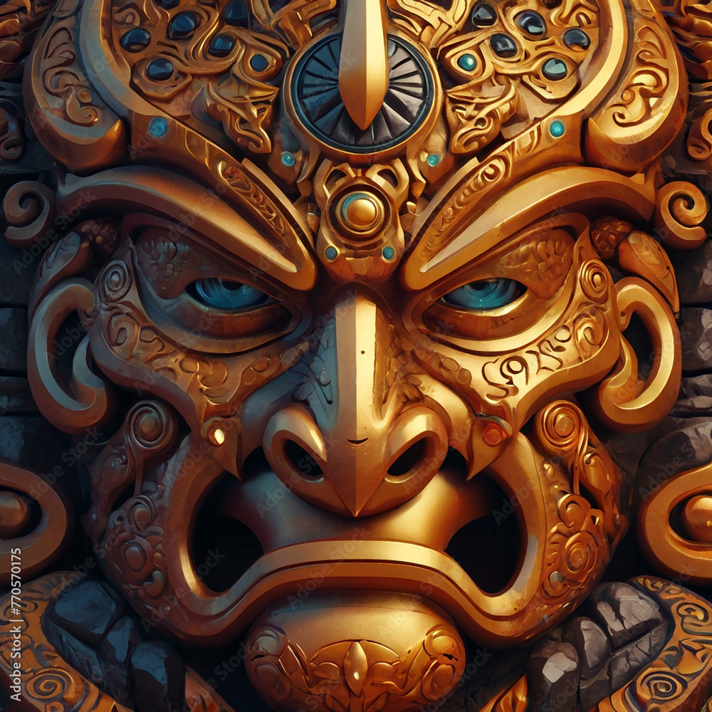Elegance totem head illustration
Elegance totem head illustration