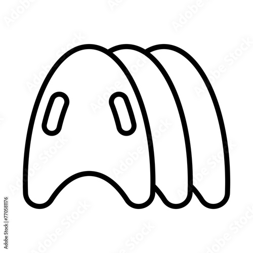 Pool kickboard icon line icon