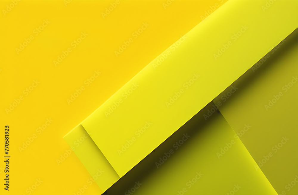 Geometric 3d yellow abstract background, wallpaper with copy space Geometric 3d yellow abstract background, wallpaper with copy space