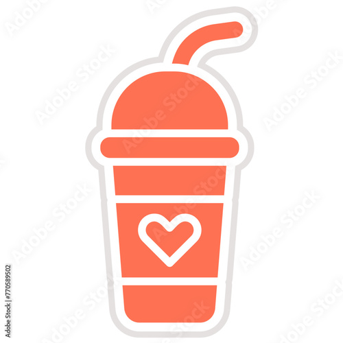 Frappe Vector Icon Design Illustration