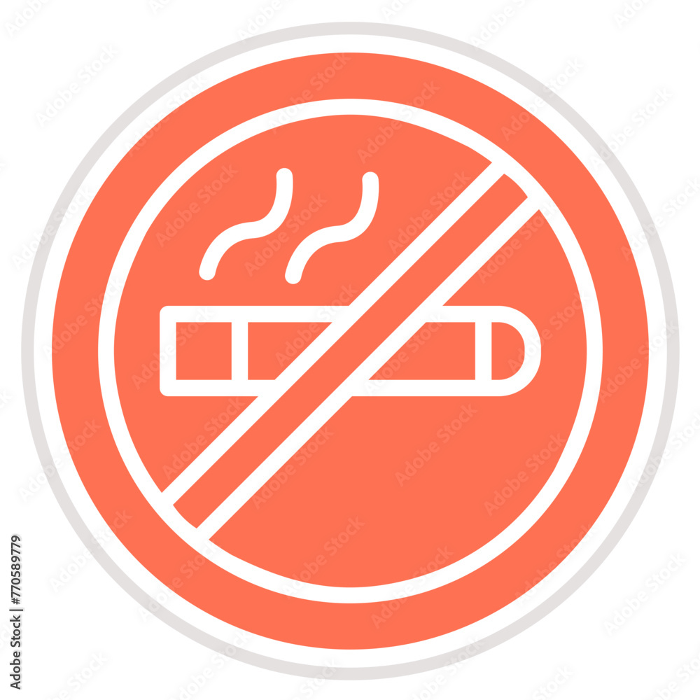 No smoking Vector Icon Design Illustration No smoking Vector Icon Design Illustration