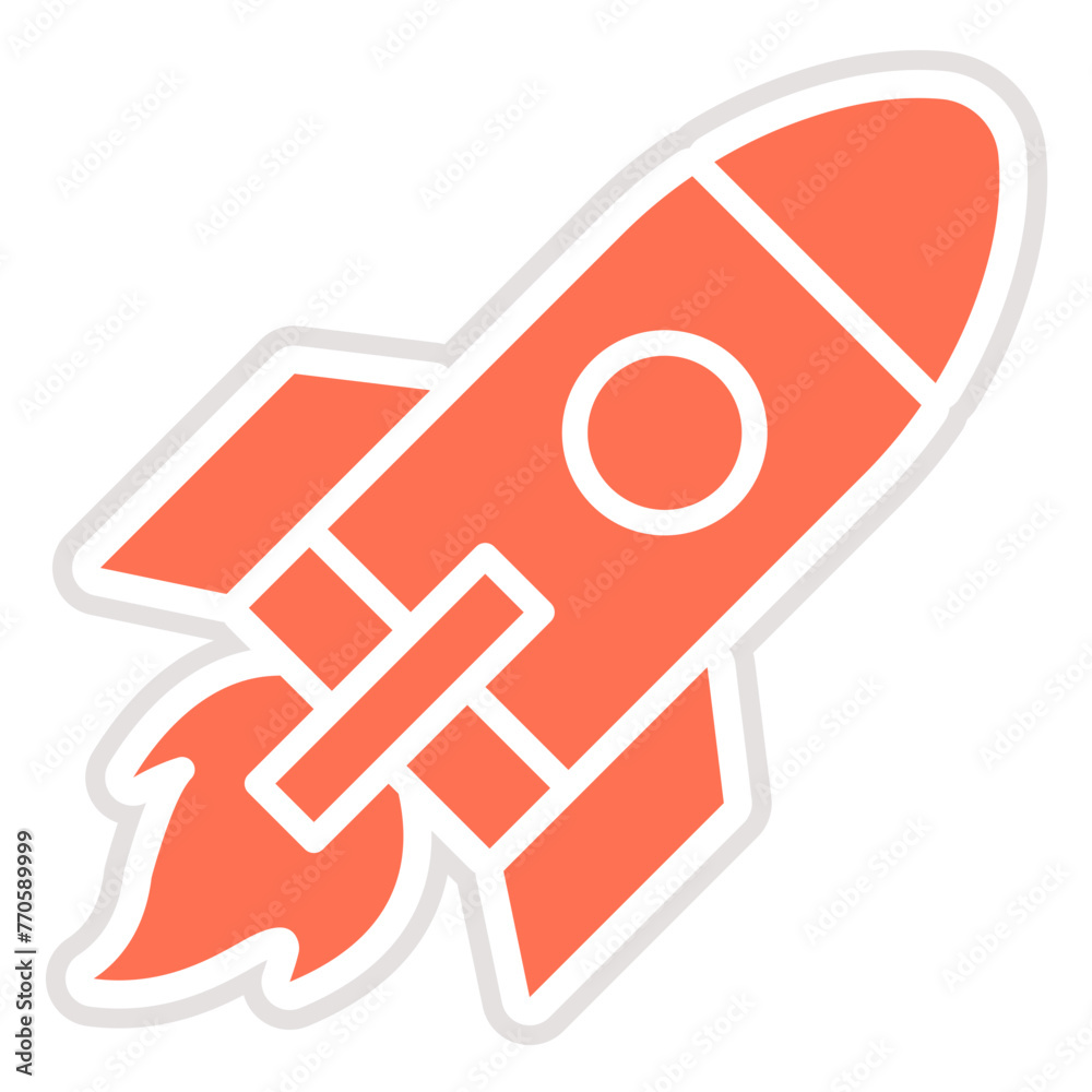 Fototapeta premium Startup Vector Icon Design Illustration