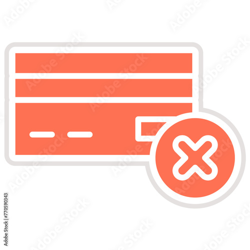Payment failed Vector Icon Design Illustration