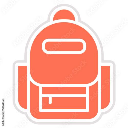 Bagpack Vector Icon Design Illustration