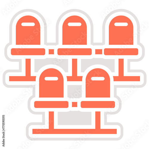 Waiting room Vector Icon Design Illustration