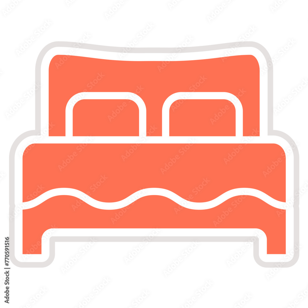 Bed Vector Icon Design Illustration Bed Vector Icon Design Illustration