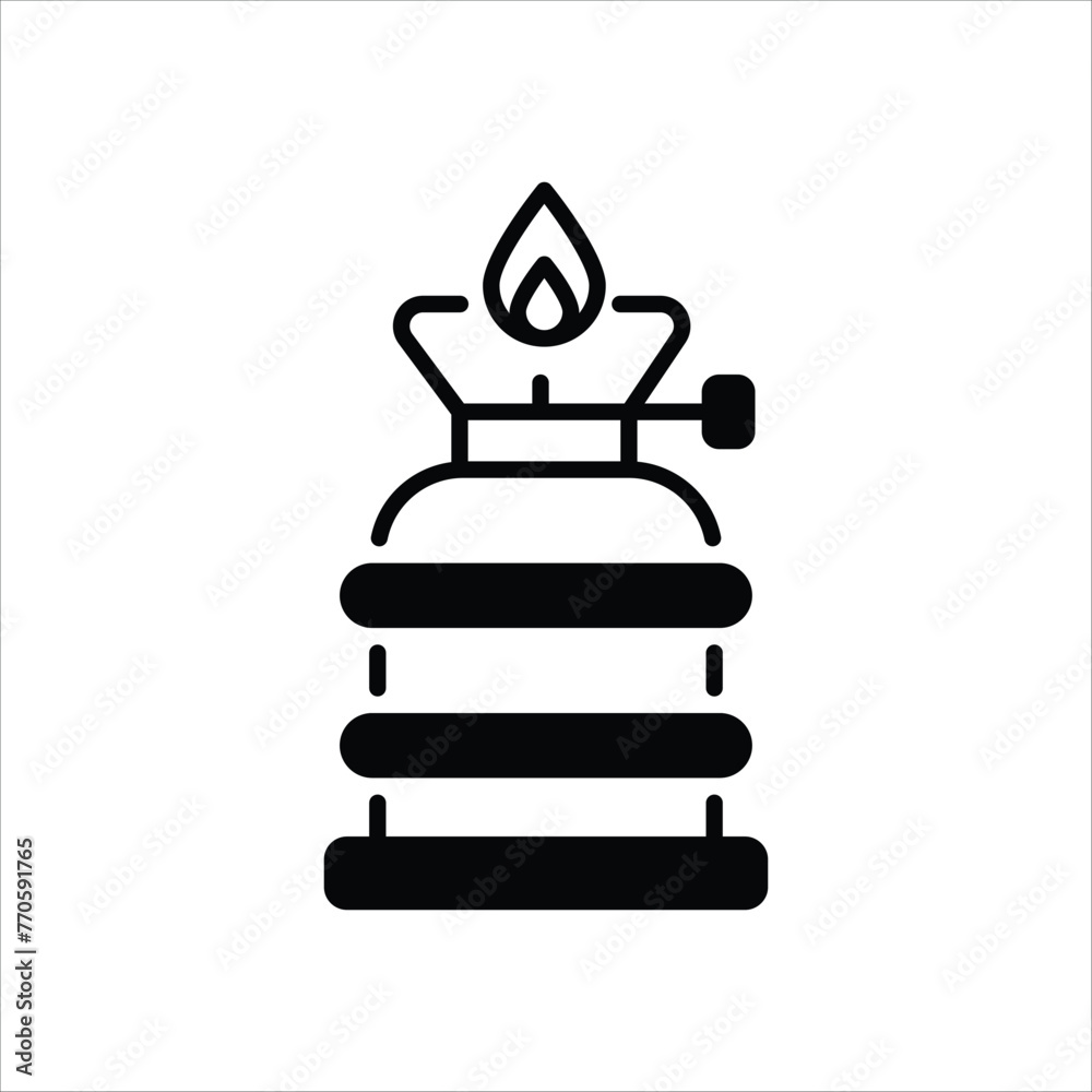 Camping Gas icon editable stock vector Camping Gas icon editable stock vector