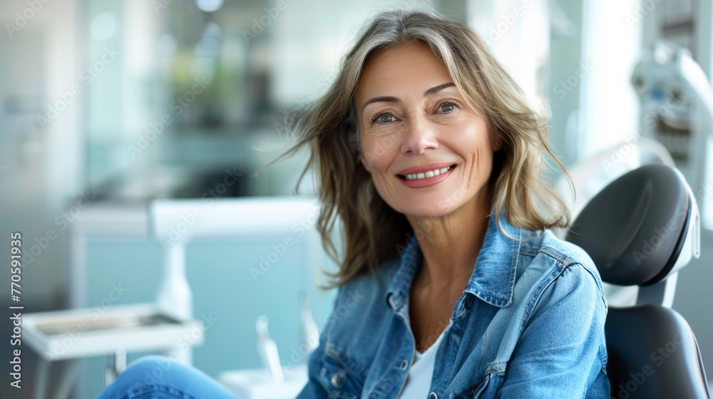 portrait of a smiling with teeth woman portrait of a smiling with teeth woman