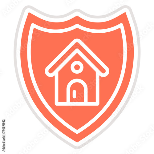 House protection Vector Icon Design Illustration