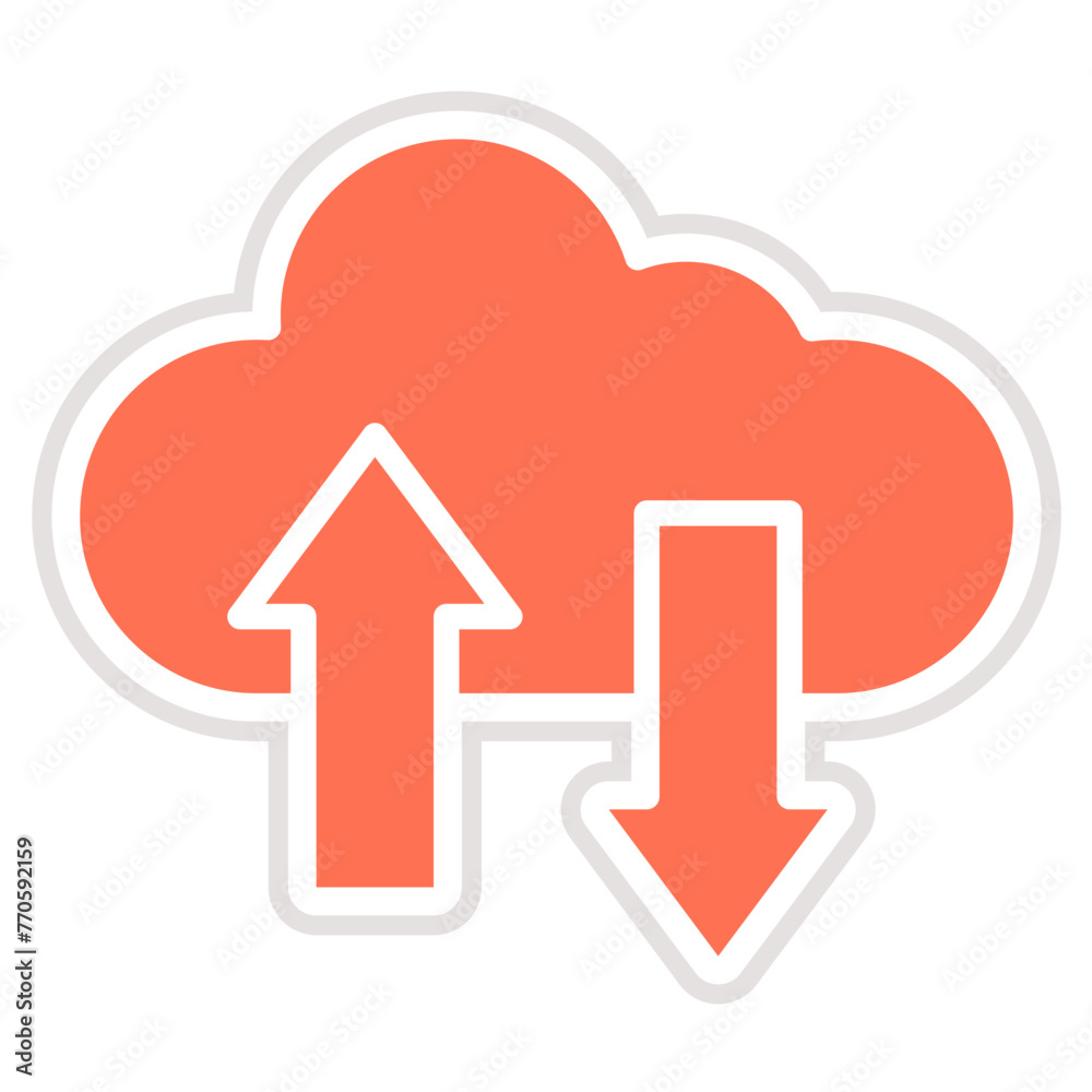 Data transfer Vector Icon Design Illustration Data transfer Vector Icon Design Illustration