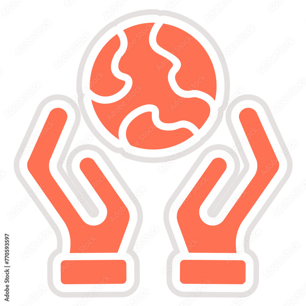 Save the World Vector Icon Design Illustration Save the World Vector Icon Design Illustration