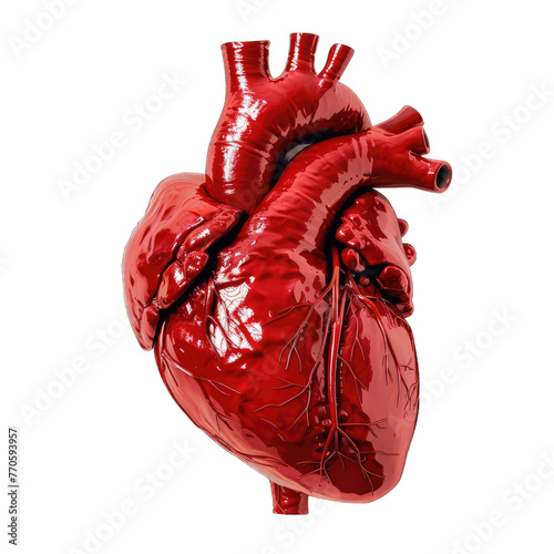 Fototapeta kuchenna human heart anatomy model
