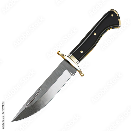 hunting knife isolated on white