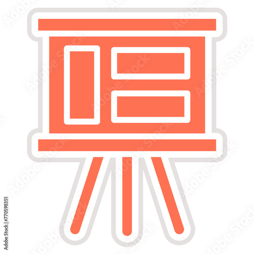 Story board Vector Icon Design Illustration